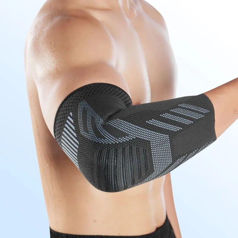 Elastic Fabric Guard Elbow Brace Knitted Compression Sleeve