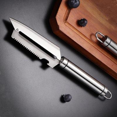 304 Stainless Steel Multifunctional Peeler for Sugarcane, Melons, Fruits, and Vegetables