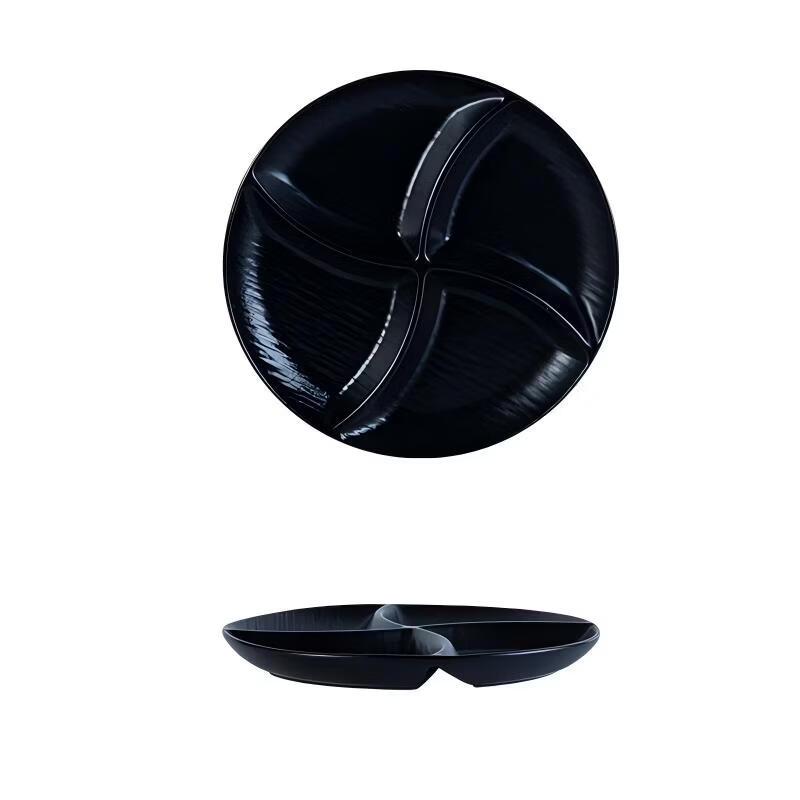 Abay Ceramic Divided Dinner Plate