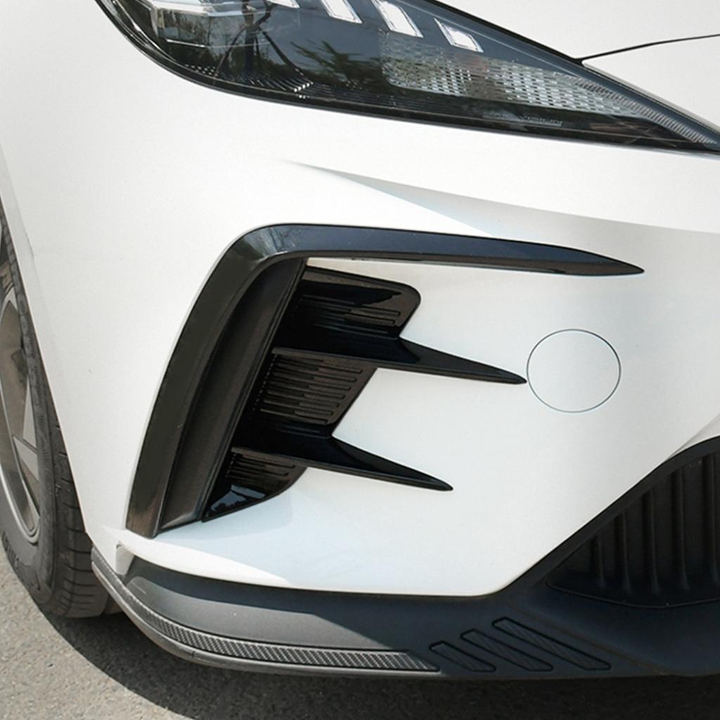 Front Bumper Spoiler Side Air Vent Cover Sticker Panel Decoration ABS Interior Accessories Suitable for MG4 EV2022-2024