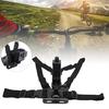Plastic Black Adjustable Chest Harness Strap Convenient Hanging Safety Belt for Gopro Motion Camera