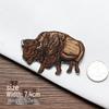 Wolf and Buffalo Embroidered Patch for Bags and Clothes