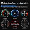 HUD Head-Up Display OBD2 Car Digital Multi Insrtument Function Gauge Display Gau