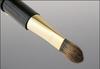 Kumano Brush Makeup Brush Cosmedo Portable Sliding Pine Squirrel Eyeshadow Brush with Cap (Flat Brush) [RS Series] (Eyeshadow Brush) RS-03M