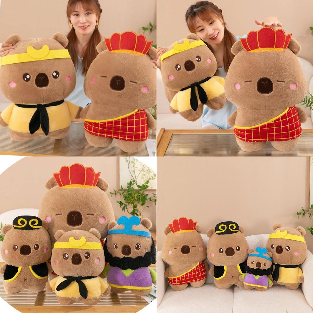 Adorable Plush Capybara Pillow Soft Stuffed Animal Toy For Cozy Bedtime Snuggles