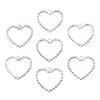 Vintage Silver Heart Pendant with 'Love' Letters - Creative Handmade Jewelry Accessory