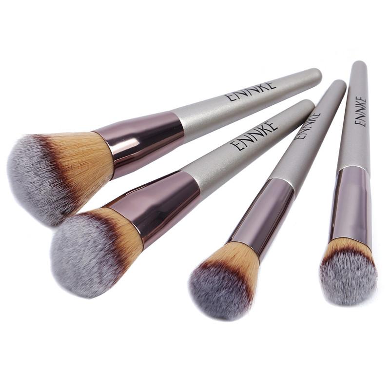 4PCS Makeup Brush Blusher Foundation Powder Brush Face Make Up Cosmetic Tool Set