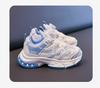 Kids Knob Sneakers Spring Summer Breathable Mesh Soft Sole Dad Shoes Boys Girls Trendy Casual Running Shoes