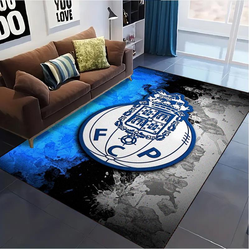 FC Porto Carpet Rug for Living Room Bedroom Home Sofa Decoration,Kids Play Non-slip Floor Mat