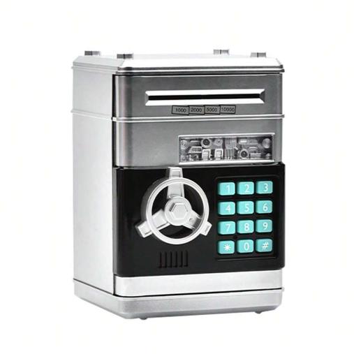Piggy Bank, Electronic Coin Savings Bank With Password Protection, ATM Savings Bank Coin Reel Storage Box, Creative Money Storag
