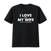 Funny Gamer T Shirt for Him Adult Soft Cotton I Love It When My Wife Lets Me Play Video Games Design Perfect Husband Vintage