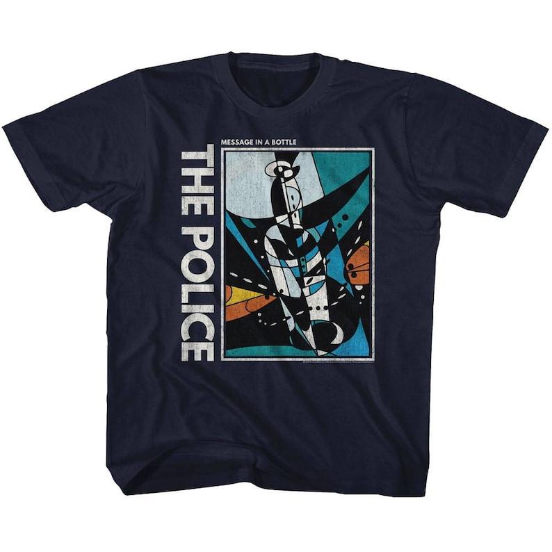 The Police Message In A Bottle Navy Youth T-Shirt 150