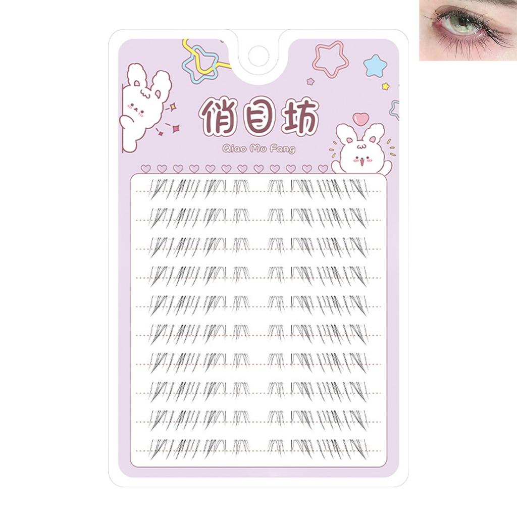 Thin Band Realistic Lower Eyelashes Individual Lashes Cluster Eyelash Suitable For Women Of All Ages