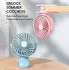 Rechargeable Clip Fan With 720° Rotation, Hanging Design, Night Light, Portable Desk Fan For Office Bedroom Dorm Outdoor