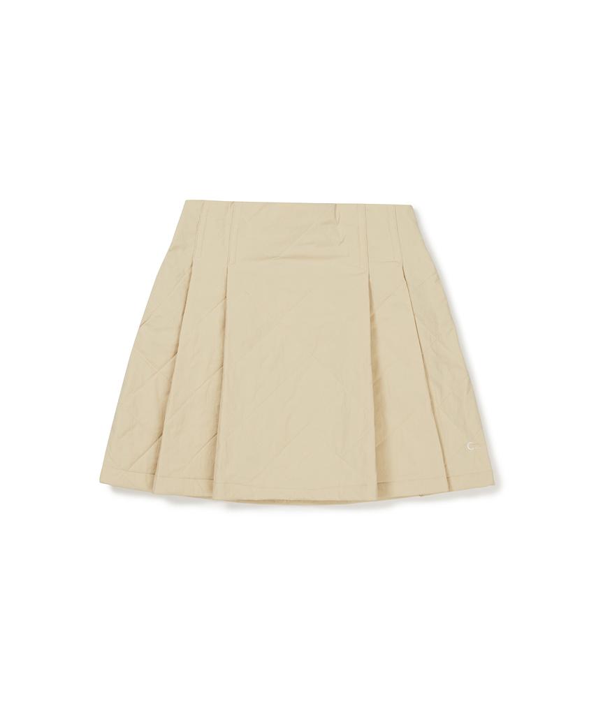 Clove [24Fw Clove] Quilted Skirt (Beige)