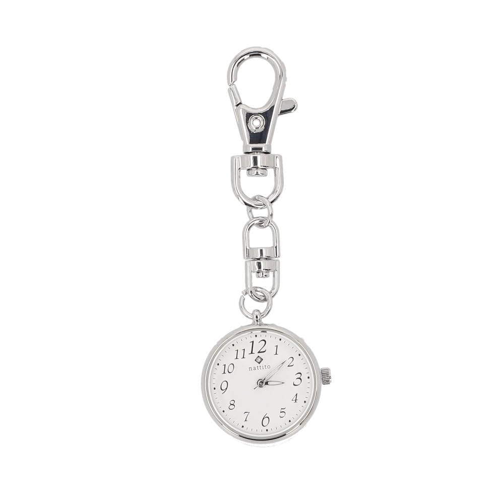 Keychain Watch Mini Keychain Watch Silver