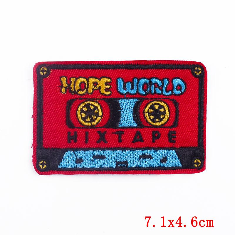 Cartoon Embroidery Patch Iron On Patches For Clothing DIY Radio Game Console Camera Patch Embroidered Patches On Clothes Decor