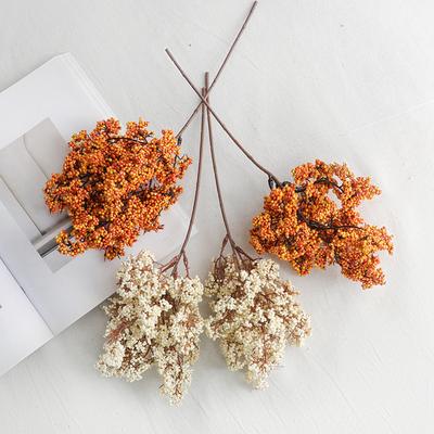 Kunstblume Pflanze Schaum Stechpalme Hochzeit Brautstrauß Weihnachten Zuhause Außen Garten Wand Bonsai Festival Party DIY Geschenk