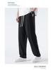 Men's Ice Silk Wide Leg Summer Pants - Loose, Draping, Micro Flare with Stretch for Casual Wear