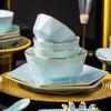 KANGQIN Nordic Underglaze Ceramic Dinnerware Set