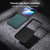 For Motorola Razr 50 5G Case Genuine Cow Leather Coated PC Phone Cover
