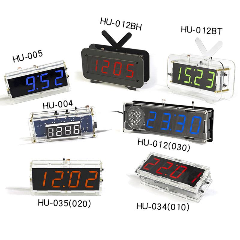 DIY LED Microcontroller Clock Kit: Build Your Own Digital Alarm Clock