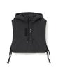 Millo Women Puff Hoodie Vest [Black]