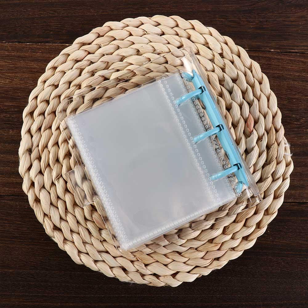 Wasserdichter 1000-Dollar-Geldspar-Challenge-Ordner PVC-Knopfverschluss Mini-Budget-Ordner Notizbuch Langlebig Klar