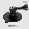 Heavy Duty Aluminum Alloy Sports Camera Suction Cup Holder Adjustable 3 Slot Mount For Accessories