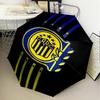 Rosario Central Crest Umbrella Folding umbrella, automatic umbrella 8-Frame for Travel, camping Use Gift for Halloween Christmas