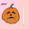 Waterproof Acrylic Pendant Halloween Creepy Pumpkin Keychain, Double-sided Head Key Ring Car for Backpacks, Decorative Chain Holiday Party Theme