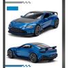 Simulation 1/43 Alston Martin V12 Alloy Sports Car Model Collection Ornaments with Display Box Metal Miniature Voiture Toy Gift