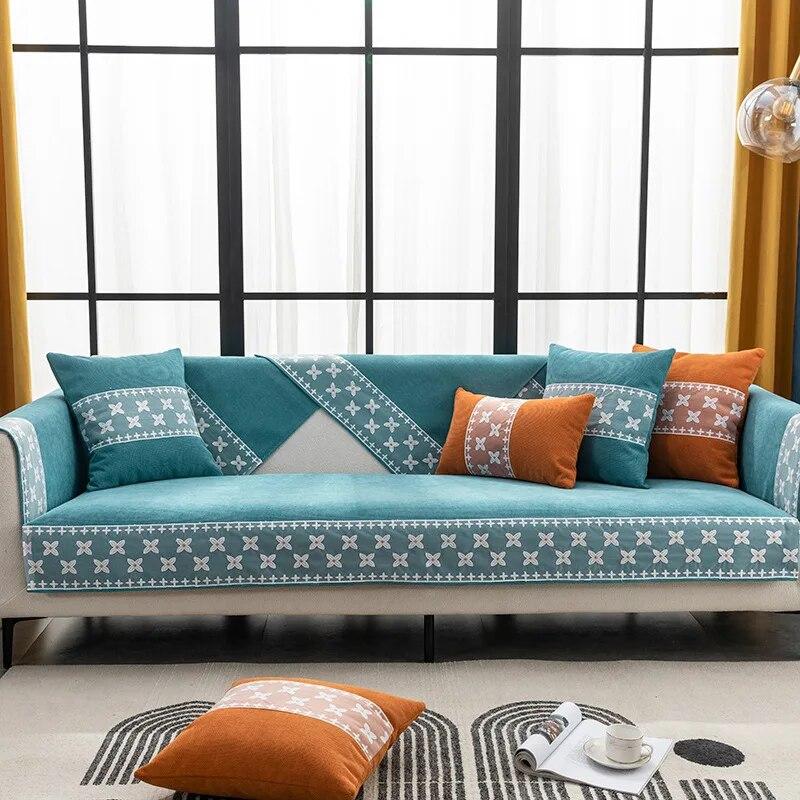 Sofa Towel Sofa Cover For Living Room Home Decor Sofa Cushion Towel Mat Slipcover Couch Pillowcase Seat Cushion