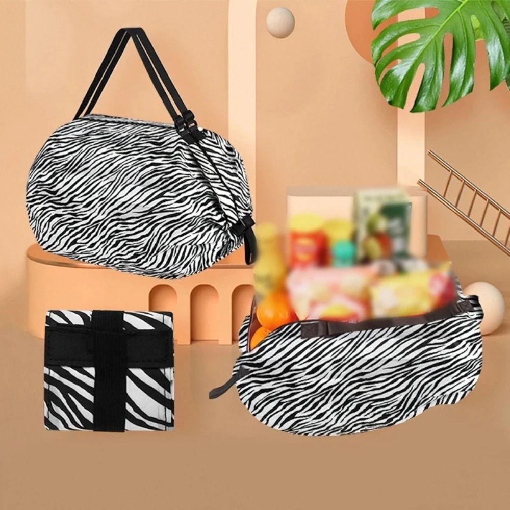 Portable Beach Bag Creative Travel Shoulder Handbag Fashion Foldable Eco Bag  Supermarket