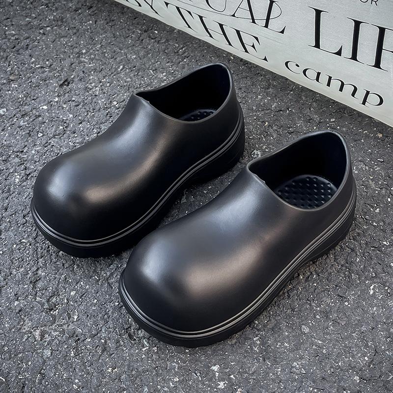 Mode EVA Herren Freizeitschuhe Wasserdicht Ölbeständig Kochschuhe Neue Arbeitsschuhe Rutschfest Damen Gartenschuhe Leichte Wasserschuhe