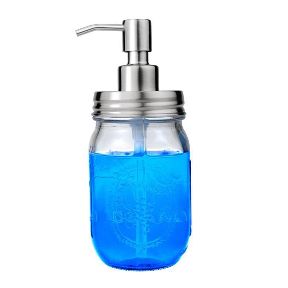 Bathroom Stainless Lotion Jar Steel Soap Dispenser