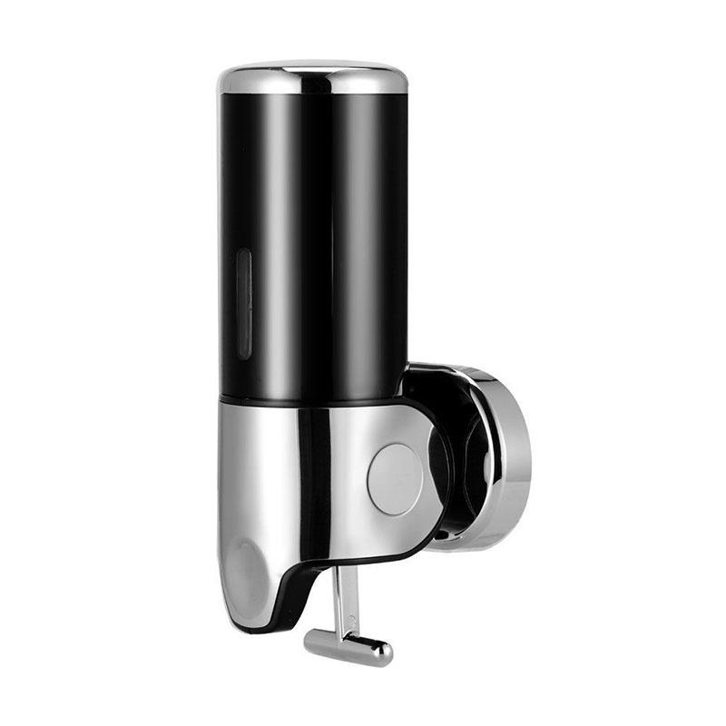 Wall Mounted Soap Dispenser Stainless Steel 500ml With Chrome Finish For Bathroom And Hotel Use