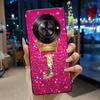 Shockproof Soft Phone Case For ZTE Blade A75 5G/ Nubia Focus 5G Bright Color and Attractive Crown Letter Pattern Casing