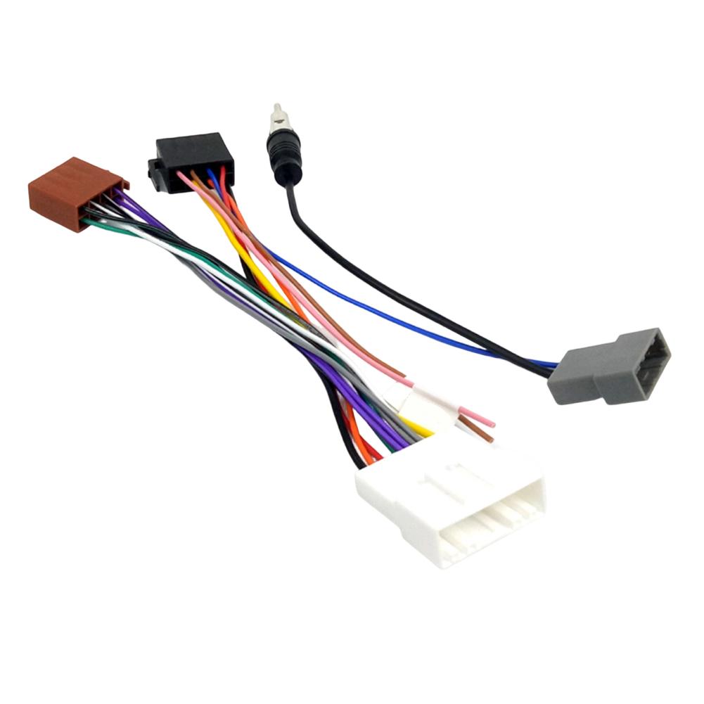 Easy Installation Radio Wiring Harness 20P ISO Connector Antenna Cable