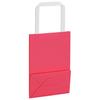Paper Shopping Bags 250 Pcs with Handles Pink 15 X 8 X 21 Cm