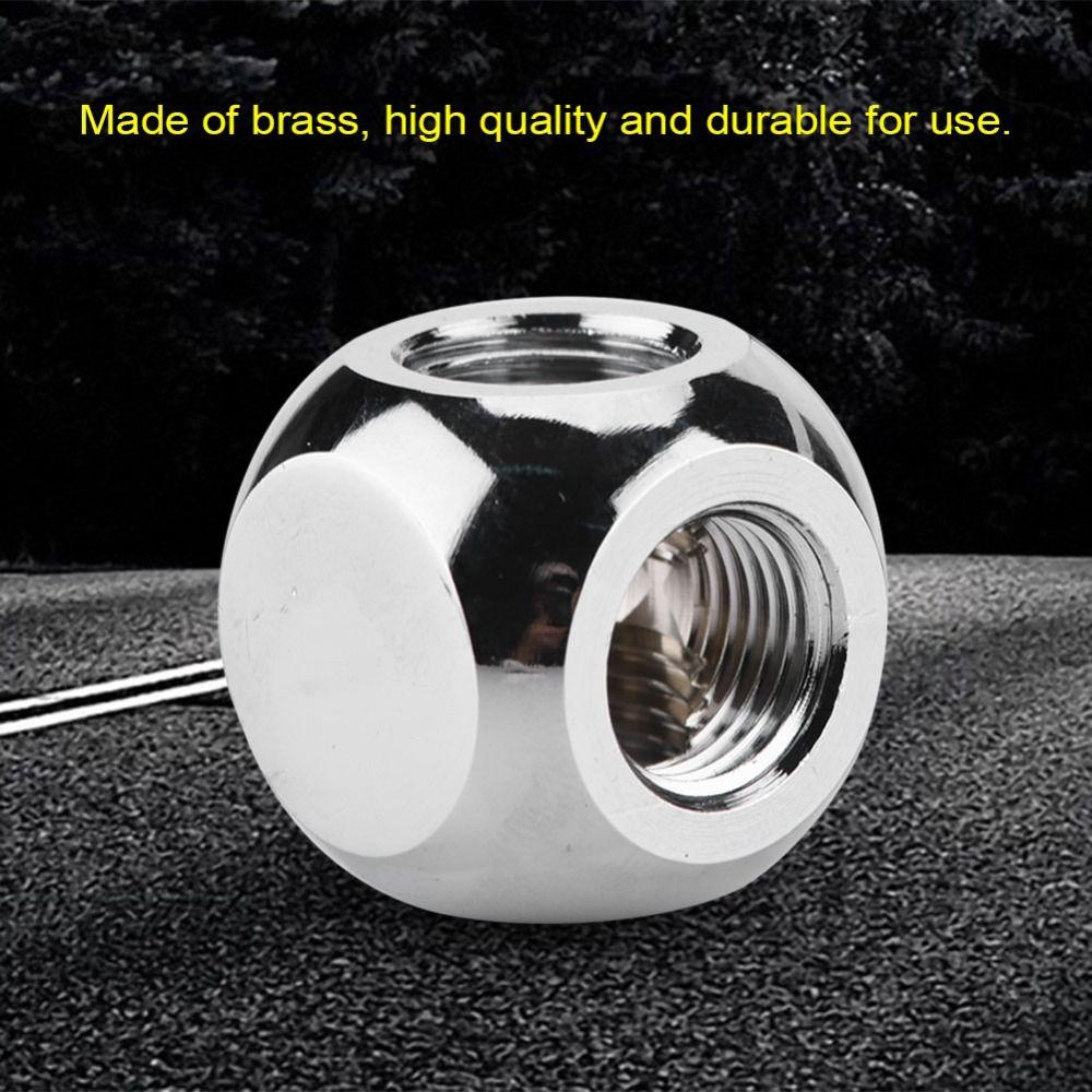 G1/4 Spherical Tube Connector 4-way PC Water Cooling  Water Cooling Modders