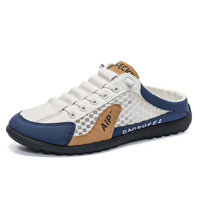 Lata Människans Skor Herr Slip-on Sommar Ny Stil Halvdragsskor Bräda Skor Casual Sportskor EVA-sula Plastyta