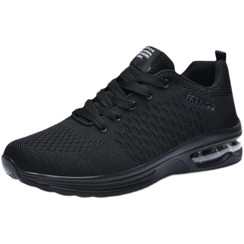 Fashion Men's Sports Shoes Spring New Mesh Breathable Sports Shoes Fashionable Lace Up Casual Shoes Anti Slip Lightweight Running Shoes
