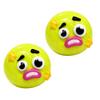 2Pcs Dog Face Stress Relief Toy Cartoon Expression Squeeze Fidget Toy Slow Rising Home Office Worker Anxiety Reduction Stress Ball