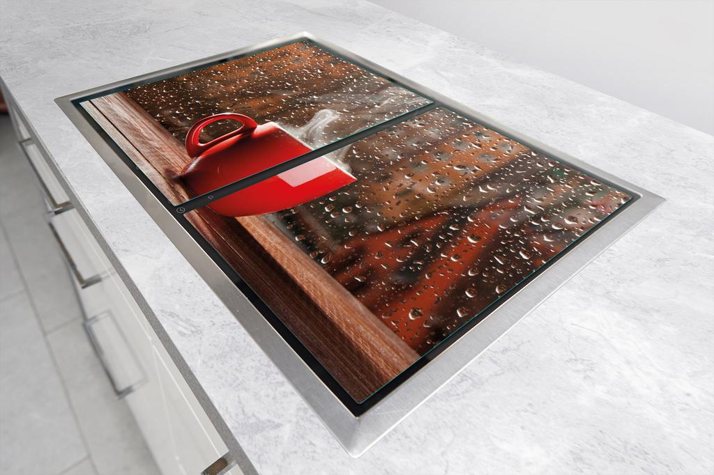 TABLA PROTECTORA DE CRISTAL 75x52 CAFÉ