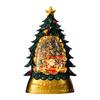 Christmas Tree Shaped LED Oil Light Handmade Festival Tabletop Ornament Decorative Lamp Decoration for Home and Office