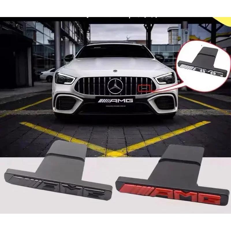 AMG Car Front Grill Badge Emblem Sticker for Mercedes benz W212 W213 W202 W211 W176 W210 W205 Gla Glc Cls Glk Accessories