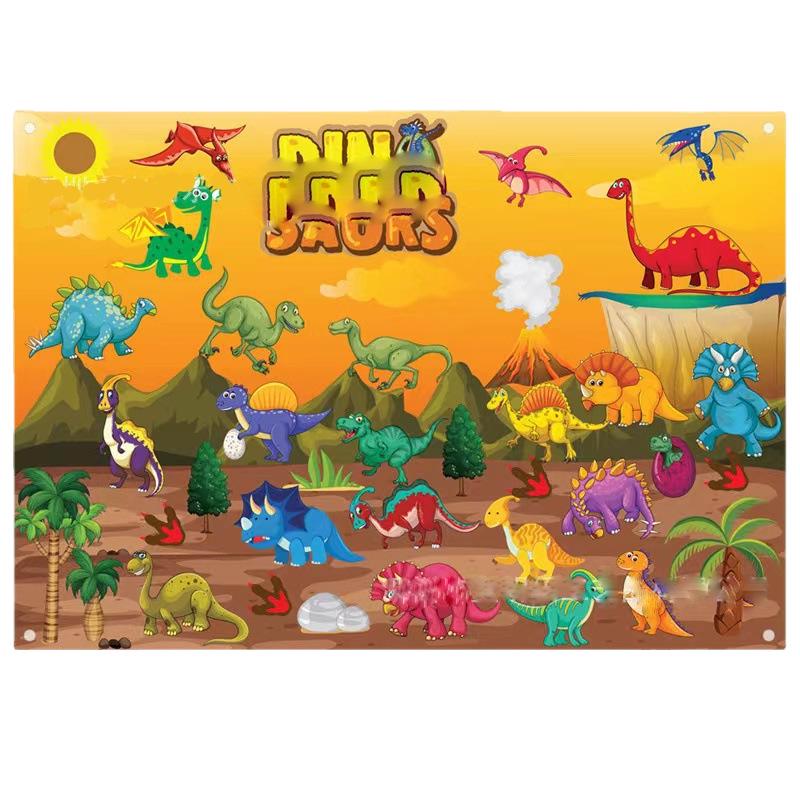 Interstellar Felt Learning Board: Children's Interactive Dress-Up Puzzle for Cognitive Development