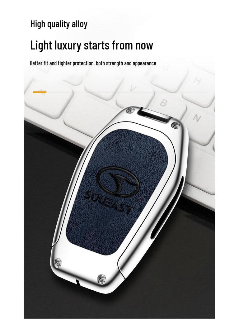 Southeast Key Shell Bag with Zinc Alloy Anti-Lost Buckle & Multifunctional Card Holder