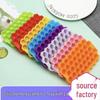 Silicone Honeycomb Ice Cube Tray with Lid for Baby Food and More